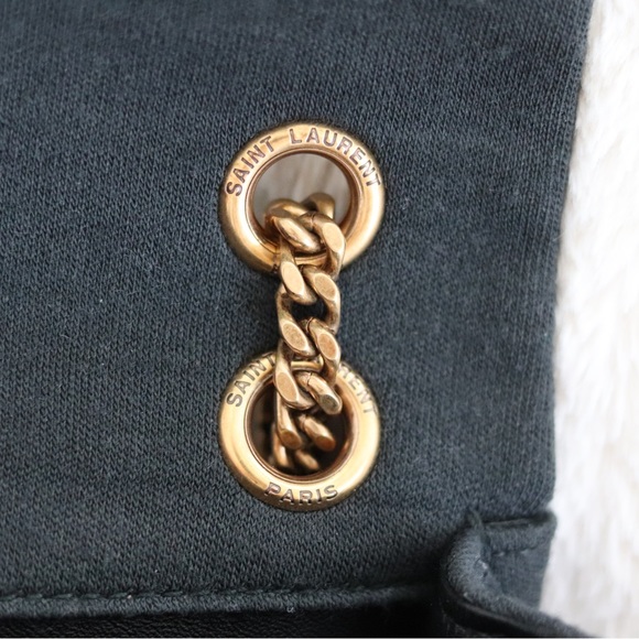 Rare Authentic Saint Laurent Jamie Jersey, Algae/Bronze - Picture 8 of 11